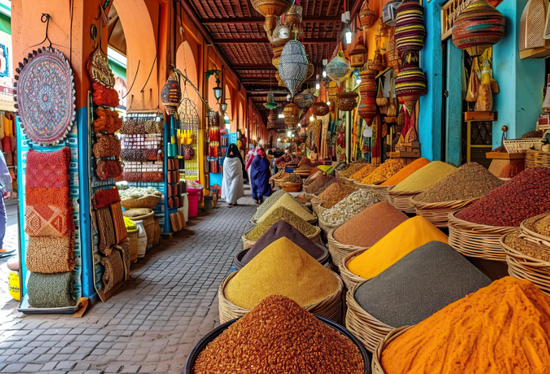Marrakech : entre nuits magiques, souks colorés et art vivant.