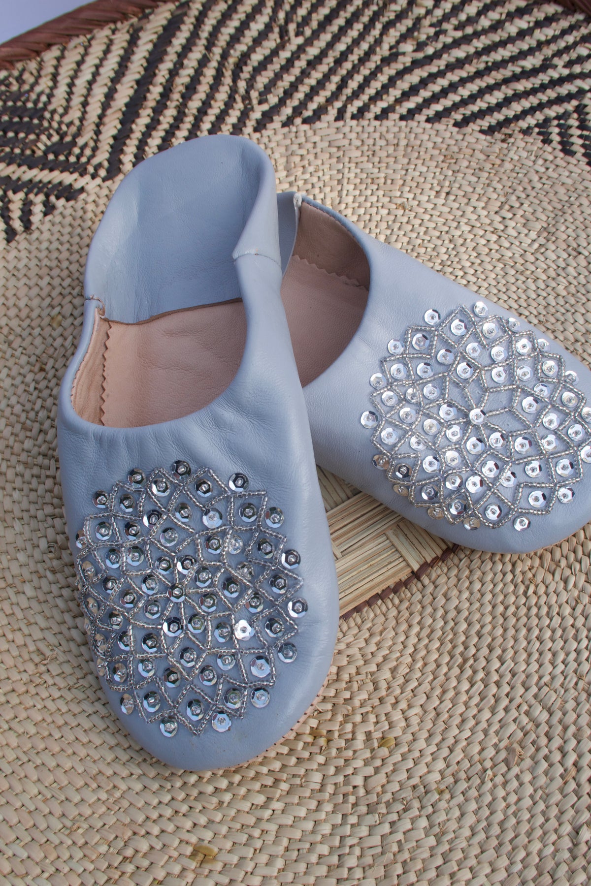 Babouches à perles